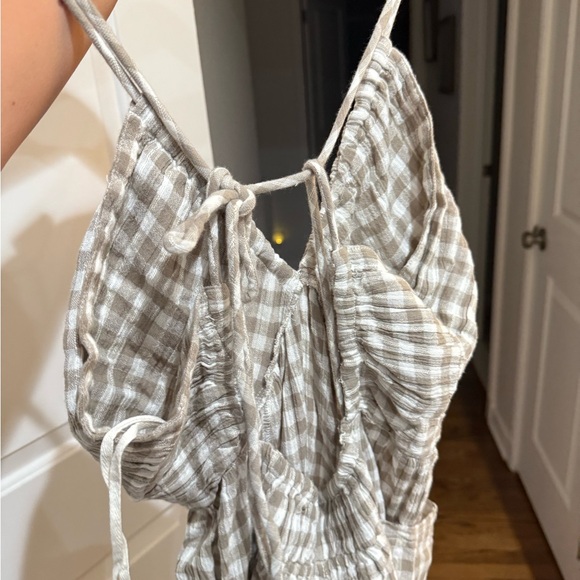 Free People Checkered Jumpsuit - Picture 2 of 3